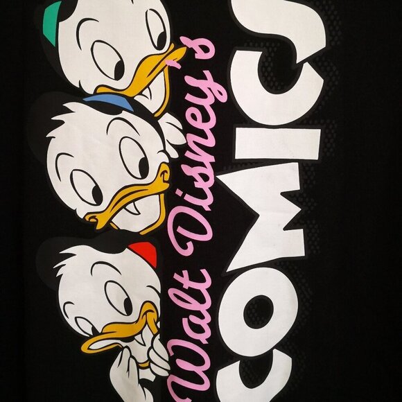 H&M Disney Donald Duck Sweatshirt Black Size XL - Picture 4 of 5